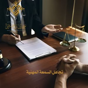 تجاهل السمعة المهنية