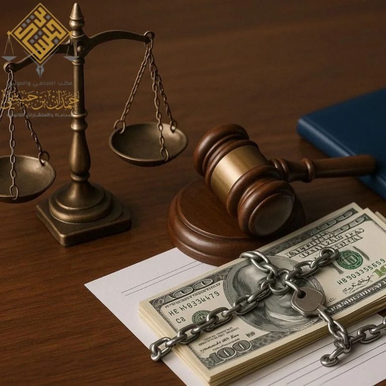 شروط الحجز على الأموال